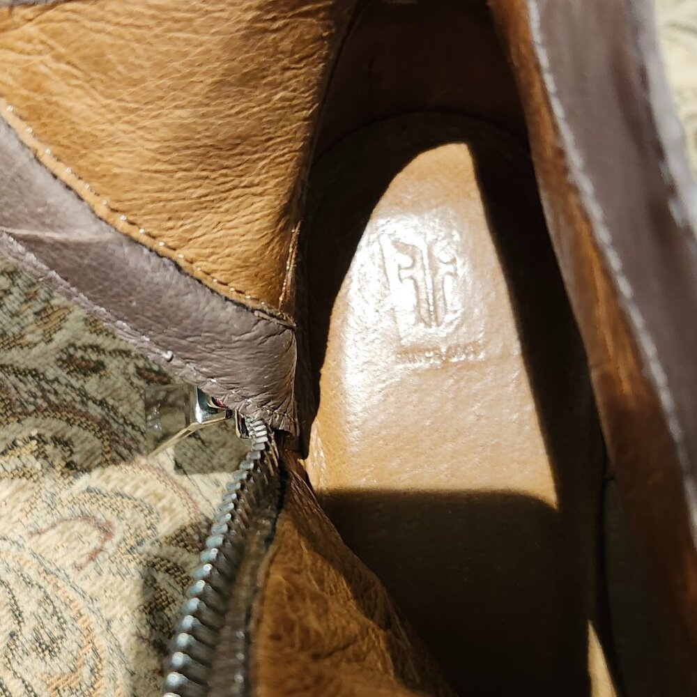 FRYE Lila Zip Ankle Bootie - Gray - Picture 10 of 11